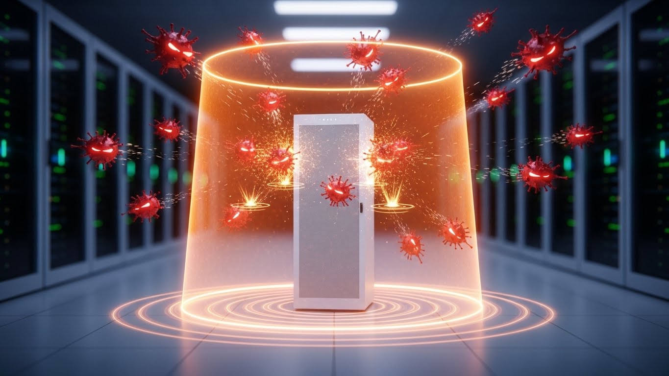 Web sitesini ddos saldırılarına ve botlara karşı koruyan cloudflare güvenlik kalkanı görseli