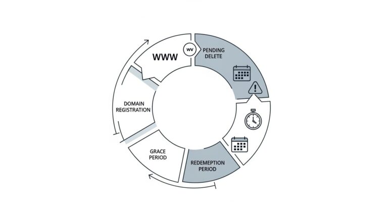 Domain yaşam döngüsünü ve alan adının ne zaman düşeceğini gösteren teknik