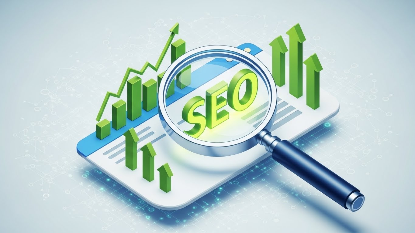 Mobil uyumluluk ve site hızı analizi yapan bir uzmanın masasında uygulanan teknik seo ipuçları