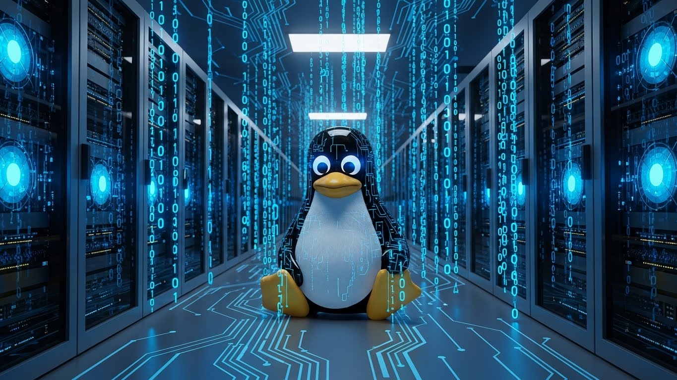 Linux hosting nedir ve neden wordpress için en iyi seçimdir sorusunu anlatan görsel