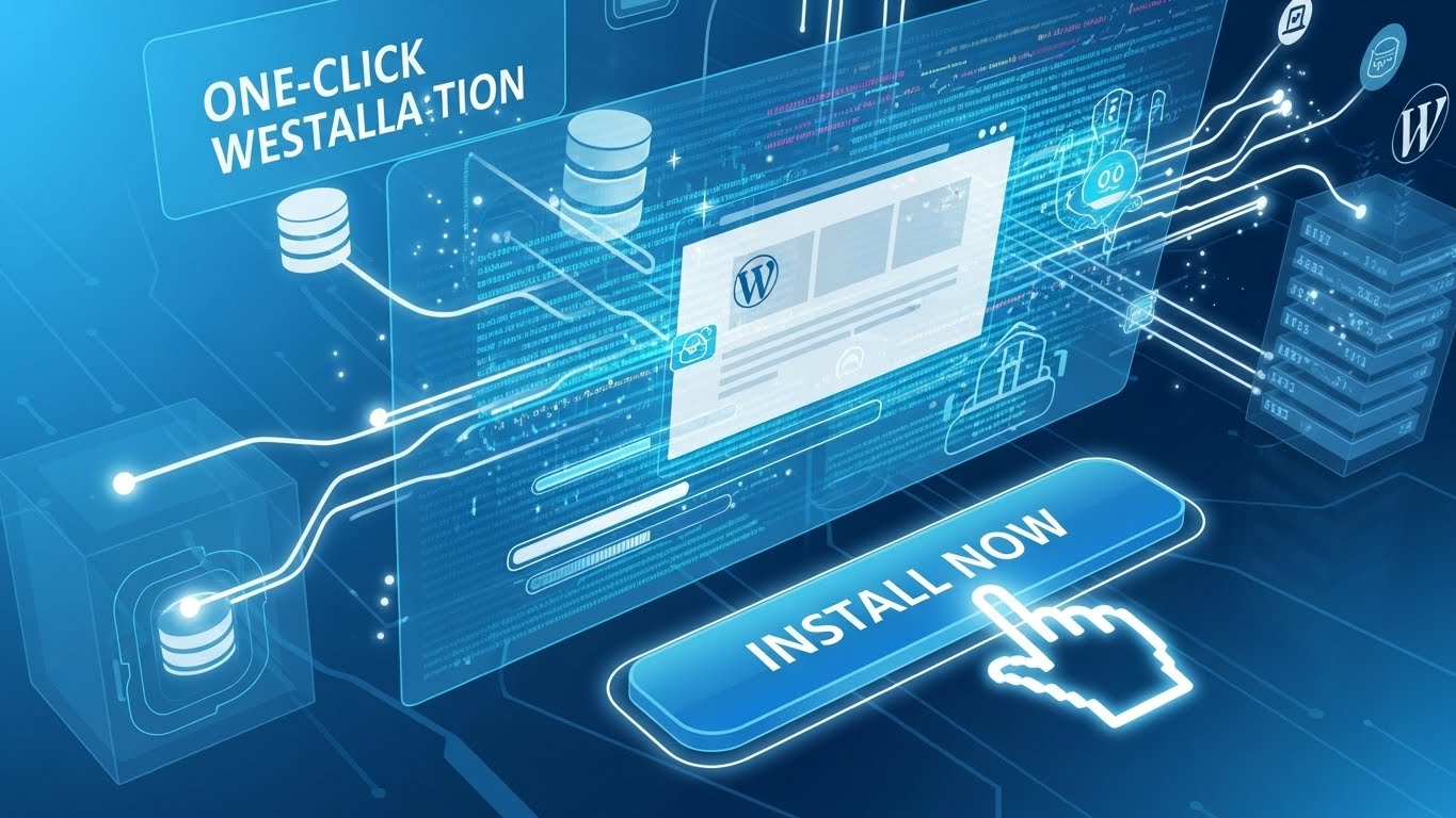 Plesk panel wp toolkit ile tek tıkla wordpress kurulumu ve site yönetimi illüstrasyonu